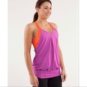 Lululemon Practice Freely Color block Tank Top
